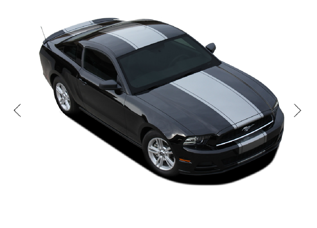 Ford Mustang Bonnet Stripes Graphics Any Year Any Model Decals Rally