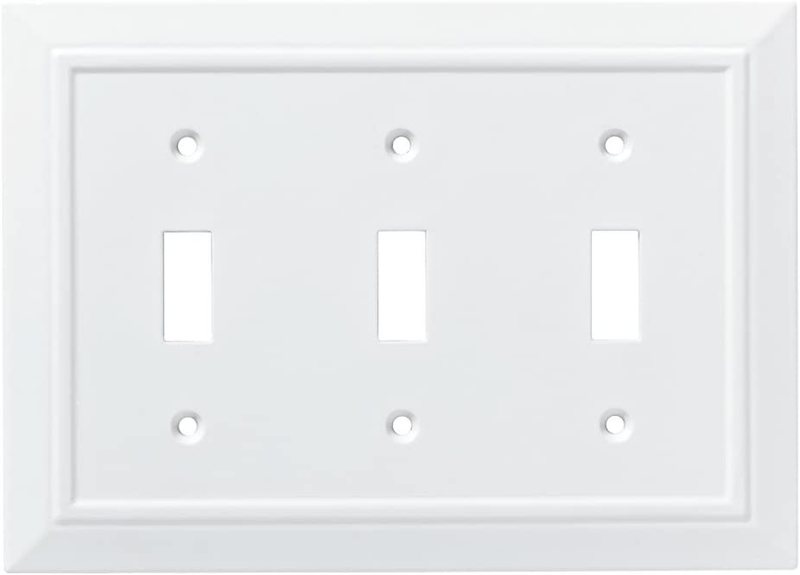 Franklin Brass W35249-PW-C Classic Architecture Triple Switc