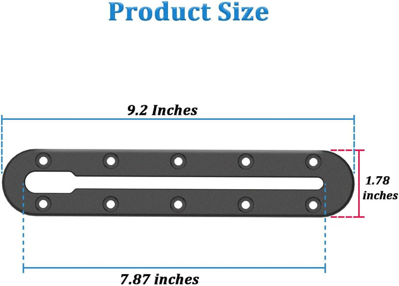 Kayak Track, Kayak Low Profile Track, Kayak Rail, Kayak Accessories Mount Track,