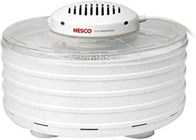 FD-37 Food Dehydrator, for Snacks, Fruit, Beef Jerky,White/Clear, 4 Trays