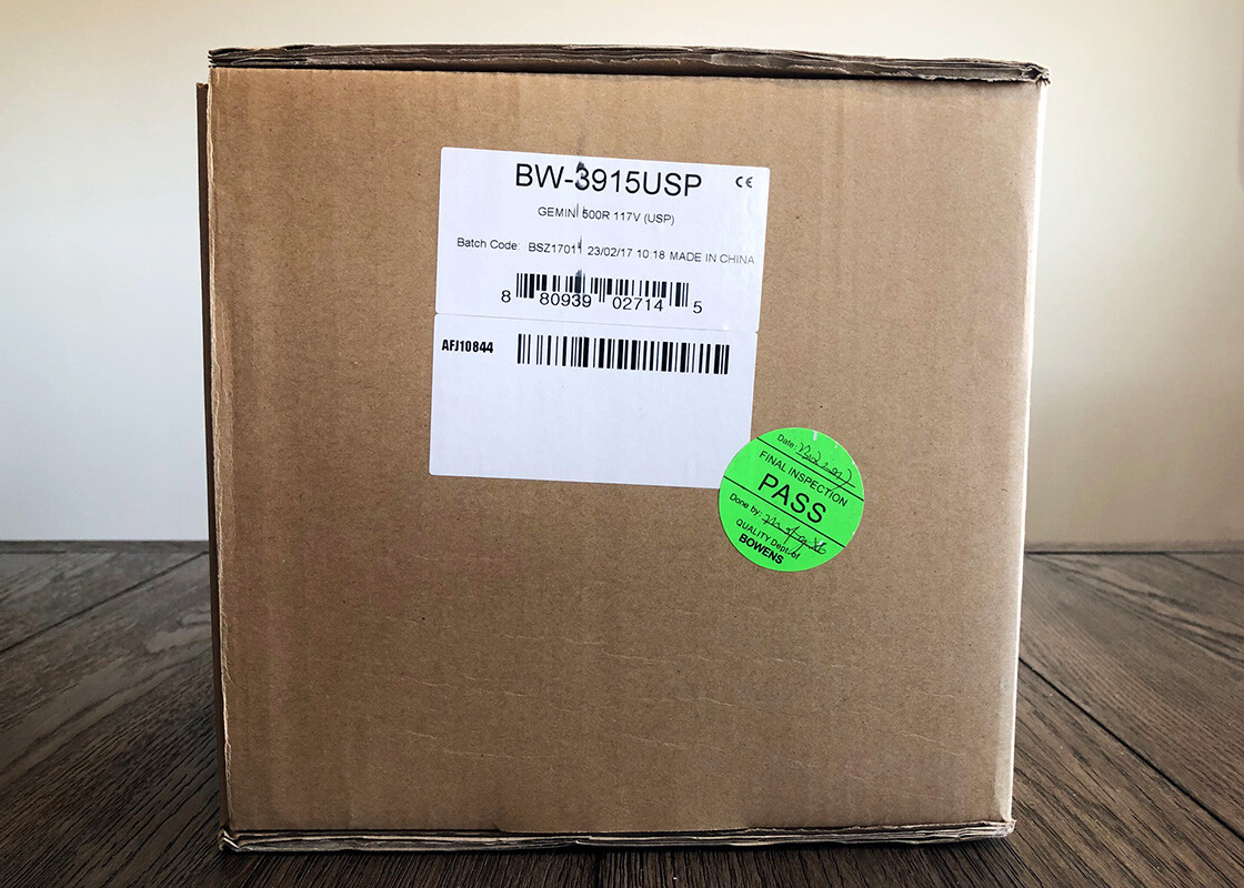 Bowens Gemini 500R, 500 watt Second Monolight with Modeling Lamp & Flash Tube