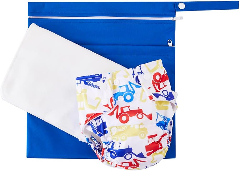 Machines Reusable Nappy and Wet Bag Bundle