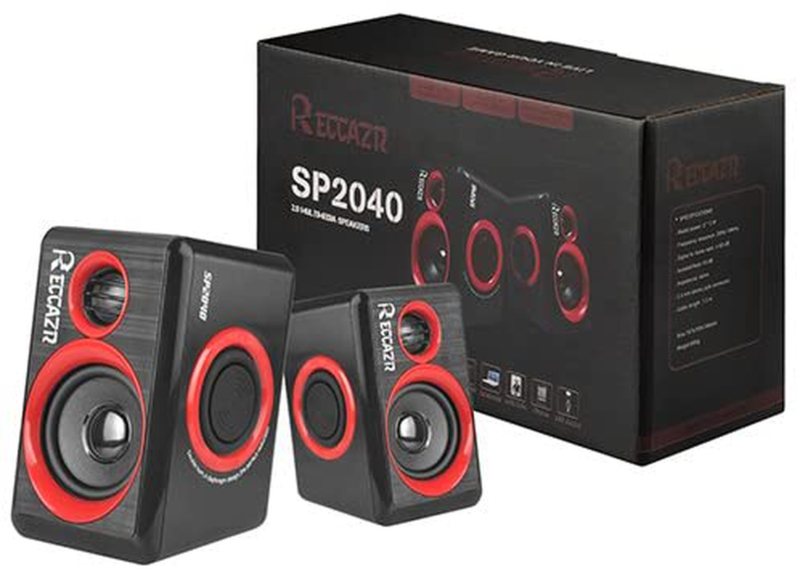 Gaming Speakers 6X9 Pc Surround Sound System Loud Deep Bass Usb Desktop Comput