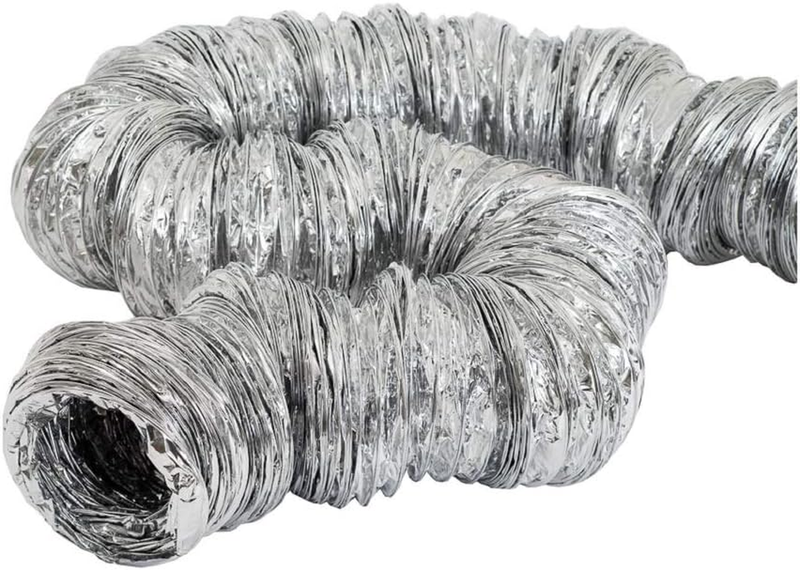 Flexible Air Duct 200mm / 10m Aluminium Ducting for Cooker Hood, Air Conditioner