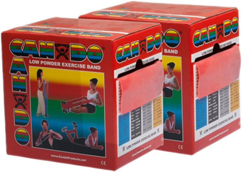 Twin-Pak Exercise Band, Red, 100 Yard