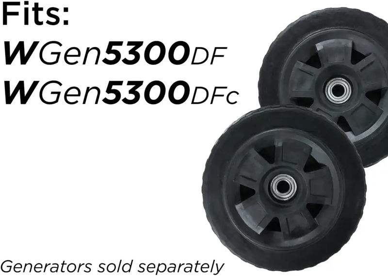 Westinghouse Wgen5300 Series Portable Generator Never-Flat Wheel and Handle Kit,