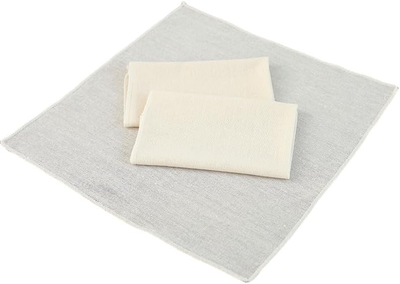 10 PCS Reusable Cheesecloth, 20X20 Inch Hemmed Cheese Cloth for Straining Craft,
