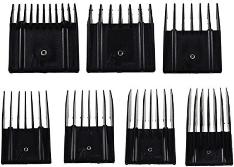 Comprehensive 7-Piece Kit of Universal Clipper Guide Comb Gu