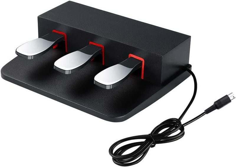 3-Pedal for Digital Keyboard Piano, Three Pedal Unit for Yamaha P85 P95 P48 P105