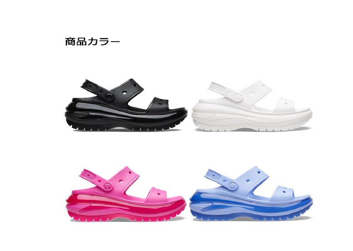 Crocs Classic Mega Crush Sandal Unisex Thick Soled Sandals