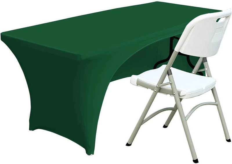 6 Ft. Fitted Polyester Tablecloth Stretch Spandex