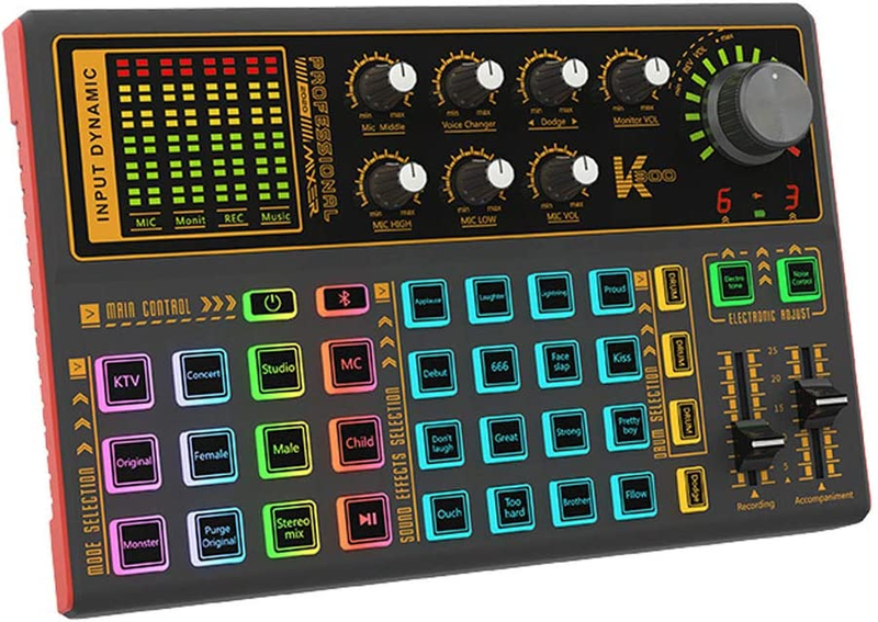 Voice Changer Sound Card with Multiple Sound Effects,Sound M