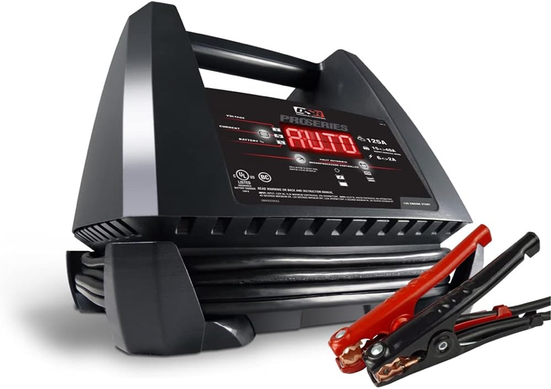 DSR 118 Proseries Battery Charger and Engine Starter - 125 Amp, 6V/12V, 40A Boost Mode - for Cars, Trucks, and Suvs