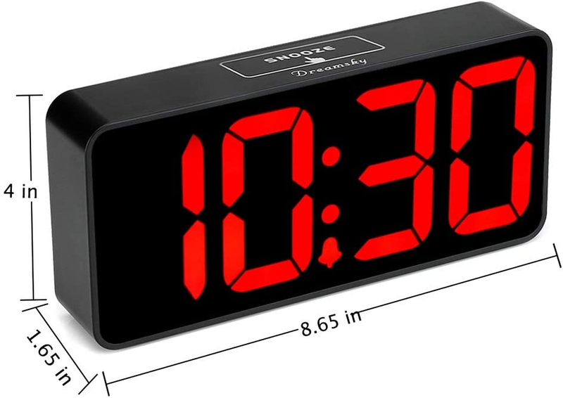 Dreamsky Large Digital Alarm Clock Big Numbers for Seniors & Visually Impaired,