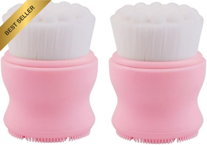 Silicone Face Scrubber - Versatile Skincare Essential for Gentle Facial Cleansin