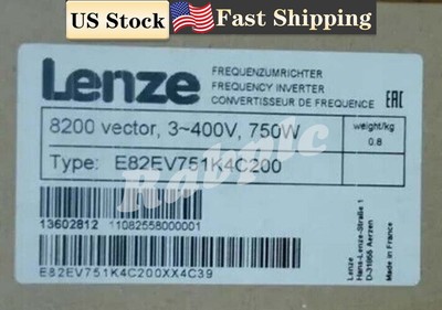 E82EV751K4C200 NEW LENZE E82EV751_4C200 Inverter 8200 Vector 0.75kW