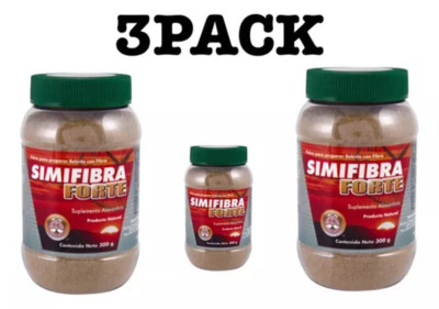3 Pack SIMIFIBRA FORTE Fibra Natural Fiber Easy to Prepare 300G   12.50$   EACH
