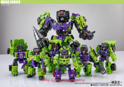 Master Made SDT-08 SDT08 Devastator Transformation Q Version Model INSTOCK