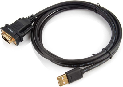 USB to RS232 Serial Adapter with FTDI Chipset USB to Male DB9 Serial Cable 6ft