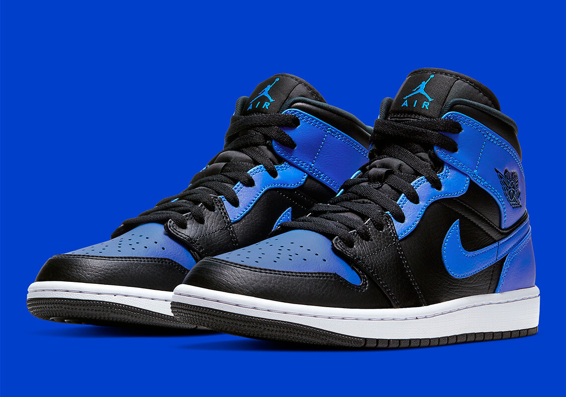 jordan aj 1 mid blue