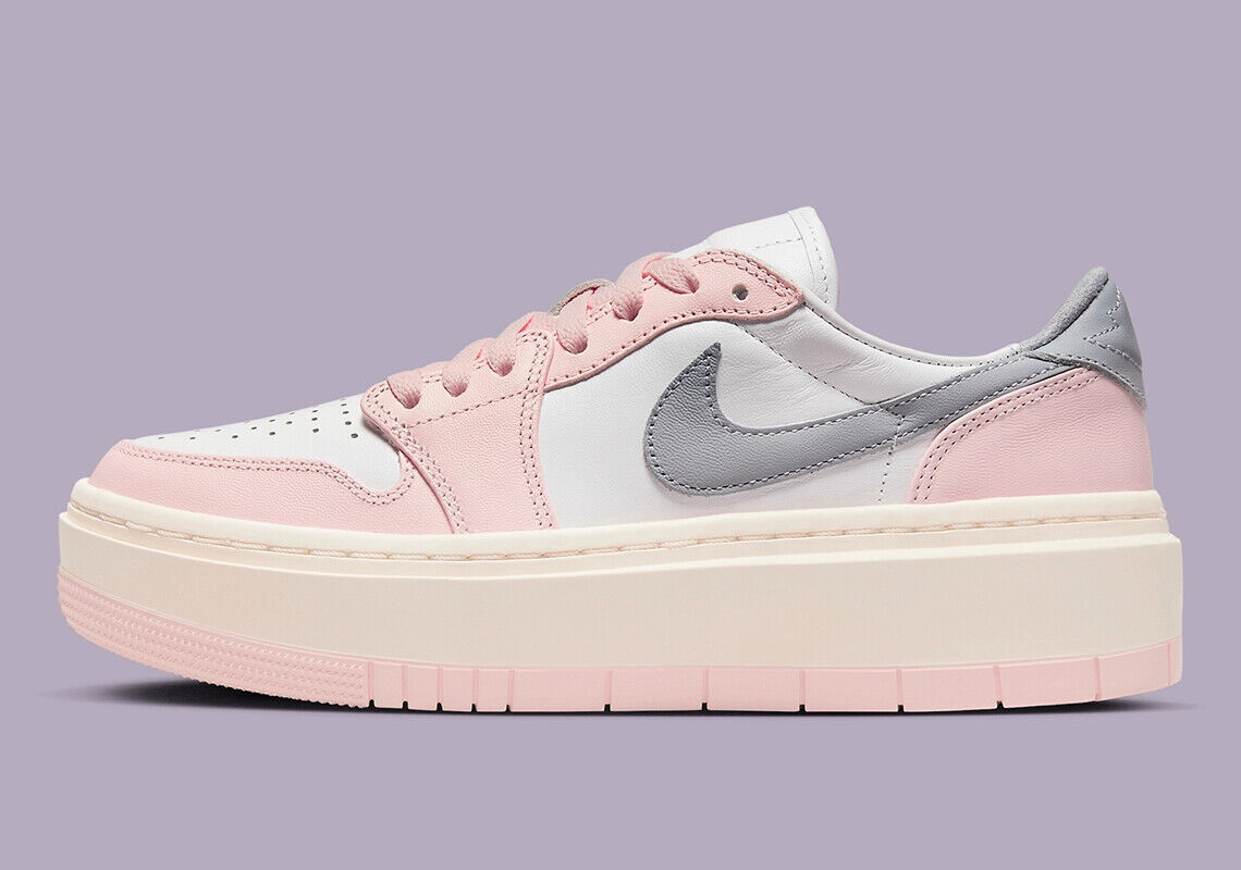 

Женские кроссовки Nike Air Jordan 1 Elevate Low Pink White DH7004-600 новые, Розовый, Nike Air Jordan 1