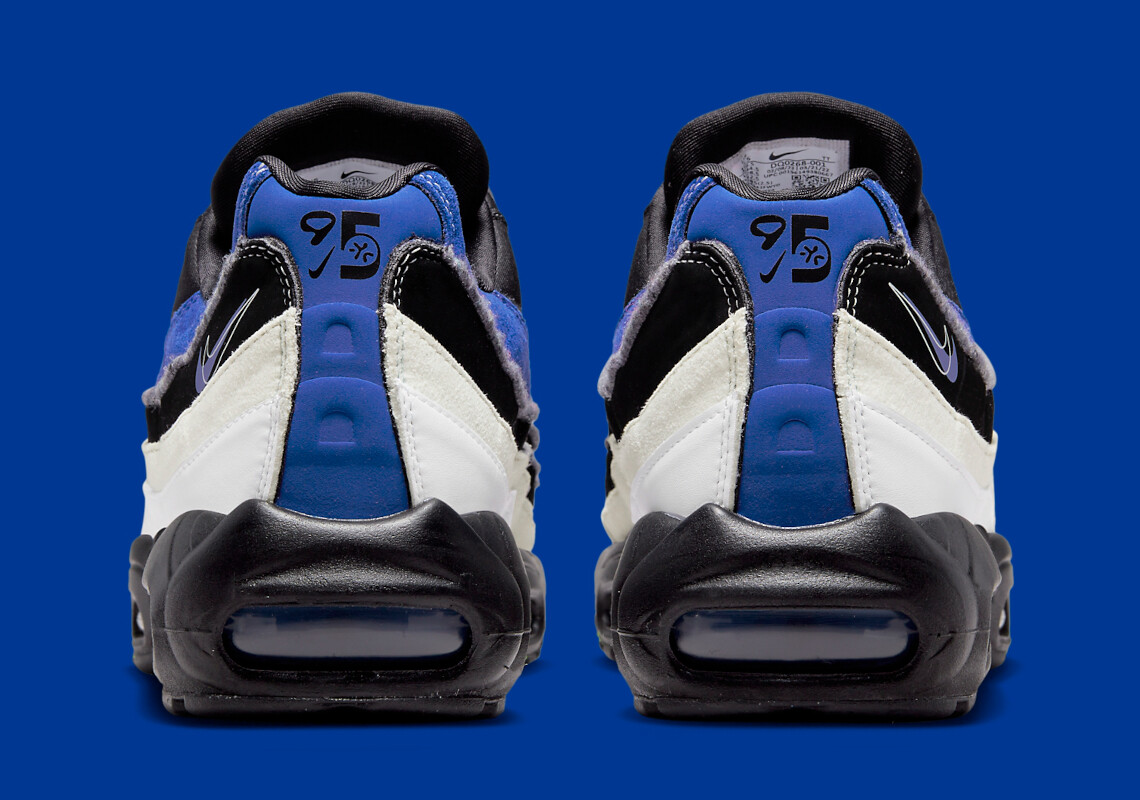 

Мужские кроссовки Nike Air Max 95 SE Game Royal Blue Black White Sail DQ0268-001 размер 10, Синий, Nike Air Max 95