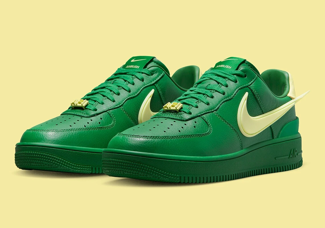 Nike Air Force 1 AMBUSH 緑色 Nike x Ambush Air Force 1 Low 