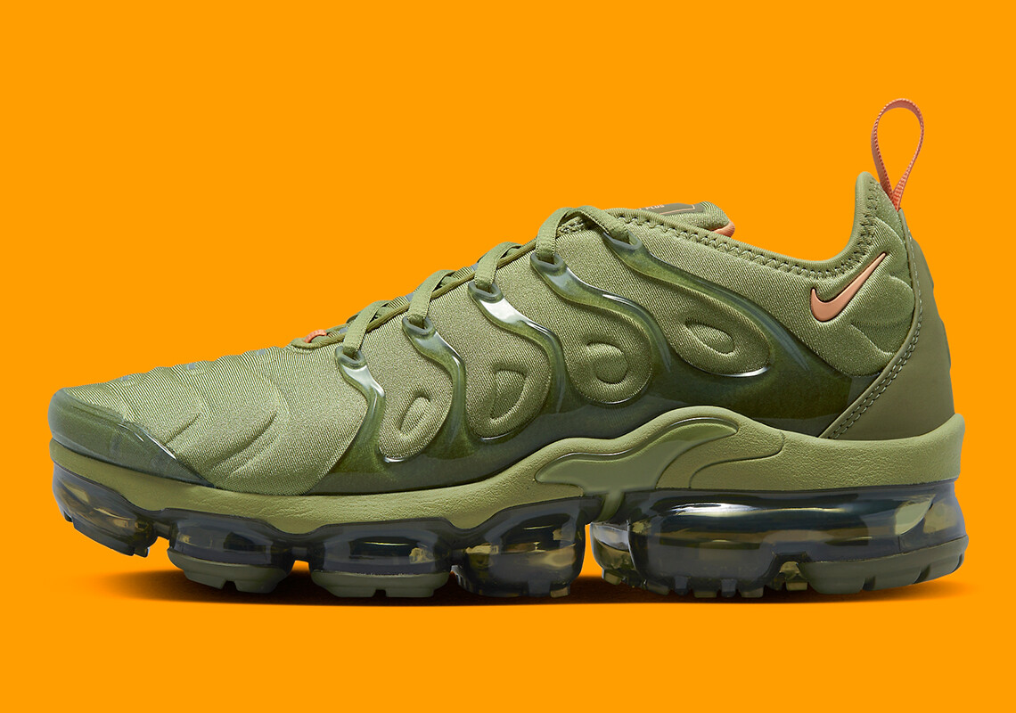 Women's Nike Air Vapormax Plus Alligator Green Orange Trance