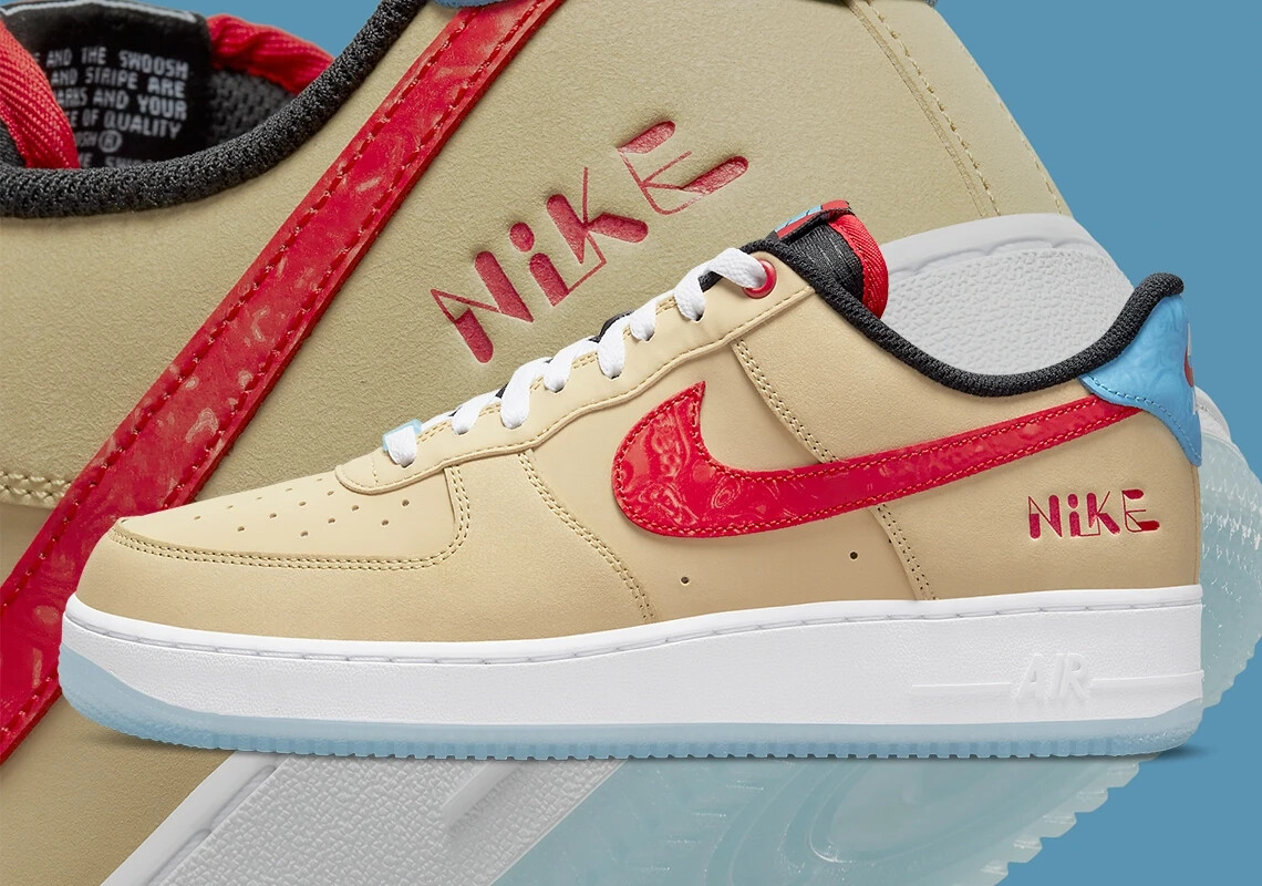 靴 DO9875-200 NIKE AIR FORCE 1 07 PRM VNTG Nike Air Force 1 Low 07 PRM Particle Beige size 9.5 DA8571