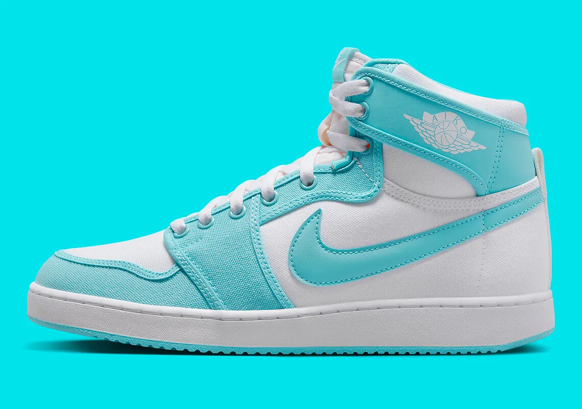 スニーカー Nike Air Jordan 1 Retro High cut AJKO Bleached Aqua WHITE Air Jordan 1 AJKO Bleached Aqua (Review + On Feet) - YouTube