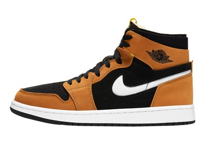 Мужские кроссовки Jordan 1 High Zoom Air CMFT Черный Monarch Blk/Белый-Monarch (CT0978 002)