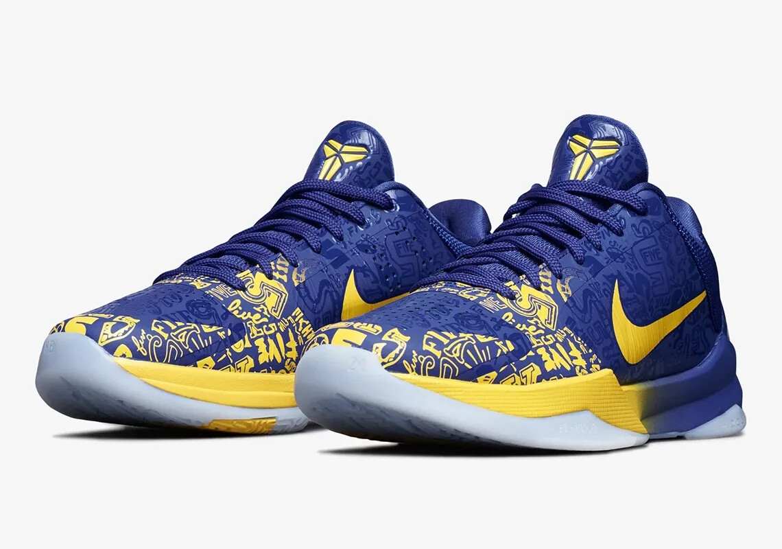 シューズ(男性用) Nike Kobe 5 Protoro Nike Men's Zoom Kobe V 5 Protro 5 Rings Concord Midwest Gold