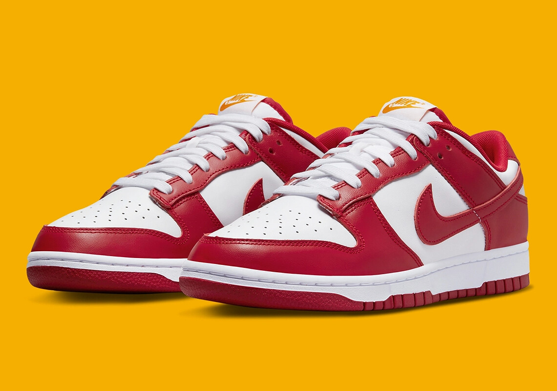 

Мужские кроссовки Nike Dunk Low Gym Red DD1391-602 US6-12, Белый, Nike Dunk Low
