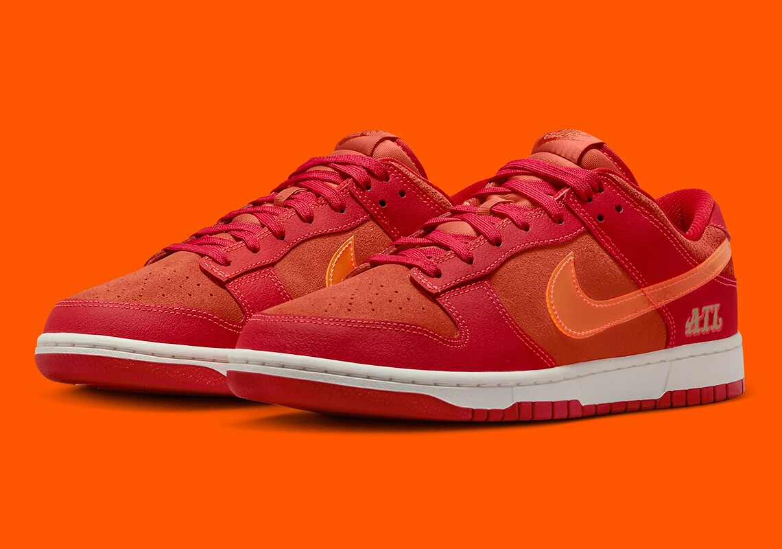 

Мужские кроссовки Nike Dunk Low ATL FD0724-657 US6-12, Красный, Nike Dunk Low