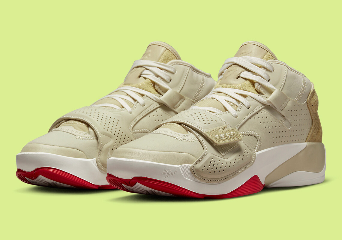 

Мужские кроссовки Nike Air Jordan Zion 2 Lets Dance Fossil Sail Team Gold DO8990-217 размер 11, Бежевый, Jordan Zion 2