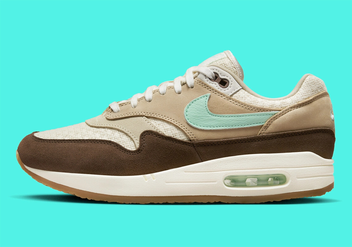 

Мужские кроссовки Nike Air Max 1 Premium Crepe Hemp FD5088-200 US6-12, Бежевый, Nike Air Max 1 Premium