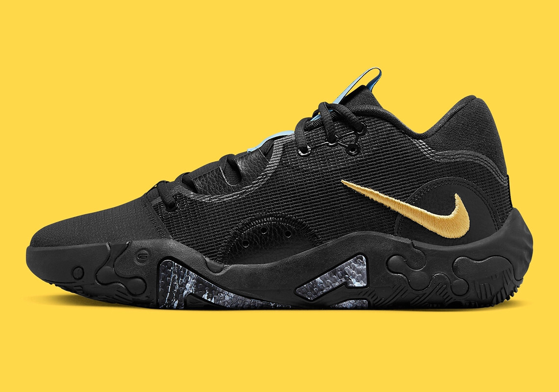 

Баскетбольные кроссовки Nike PG 6 черный металлик золото DC1974-005 мужские размер, Nike PG 6