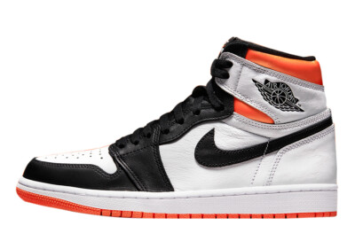 

Мужские кроссовки Jordan 1 Retro High OG Electro Orange Wht/Blk-Elect Orange (555088 180), White/black-electro orange