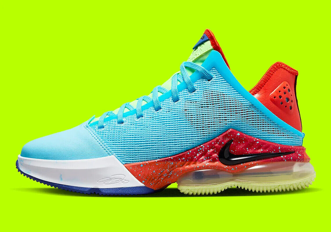 Nike LeBron 19 Low Blue Chill White DO9829-400 Мужские , размер 8,5 , Новые