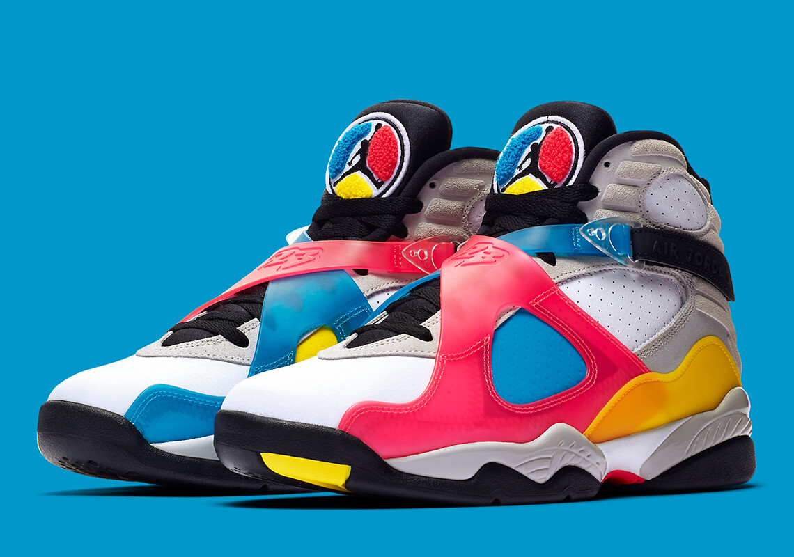 Air Jordan 8レトロspカジュアルシューズ NIKE AIR JORDAN 8 VIII Retro SP SE White Multicolor Size 11