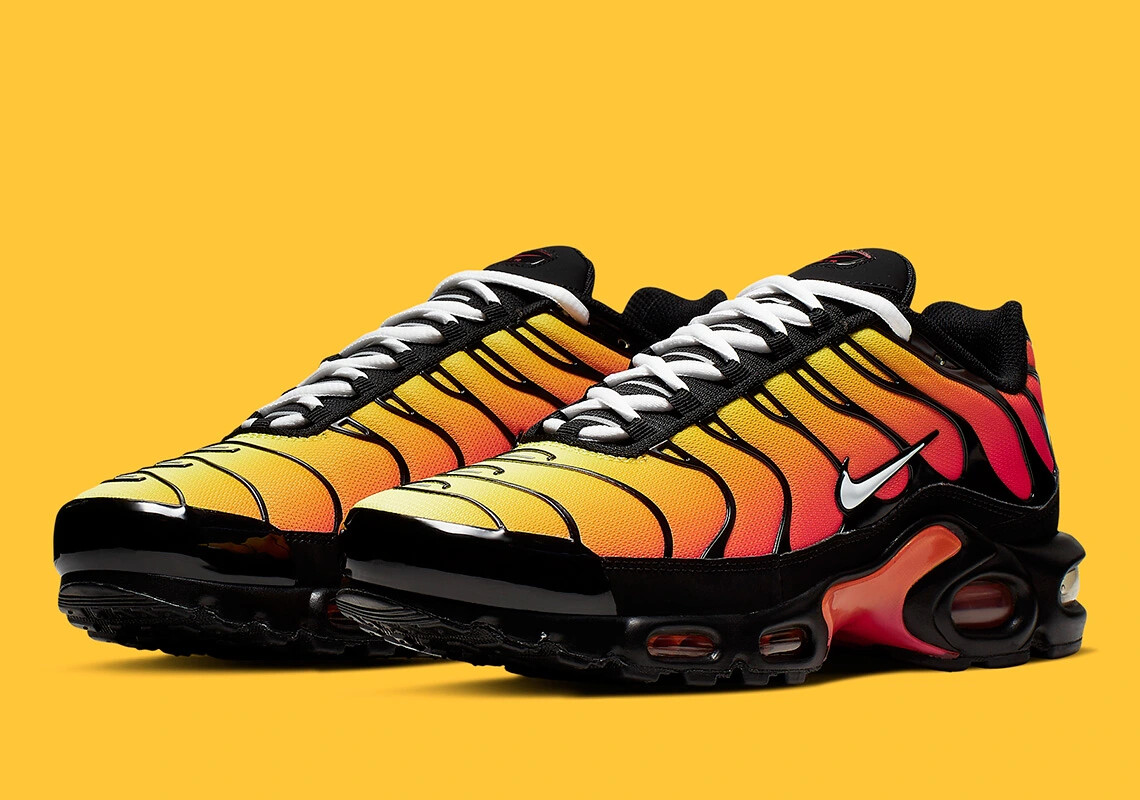 NEW Nike Air Max Plus OG Black White Platinum Orange TIGER 1 90 95  852630-040