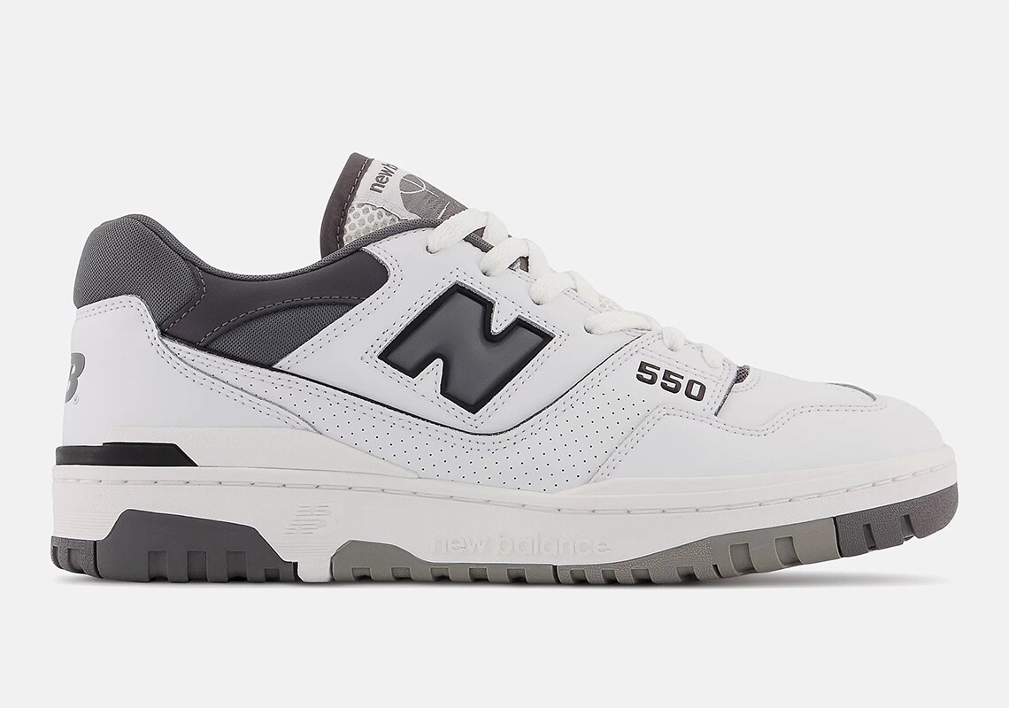 

New Balance 550 White Grey BB550WTG - Все размеры - Бесплатная экспресс-доставка, Серый, New Balance 550