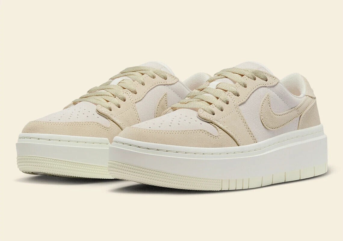 靴 NIKE Air Jordan 1 LOW Elevate beige WMNS NEW Air Jordan 1 Elevate Low Women's Size 12 Sail/Coconut