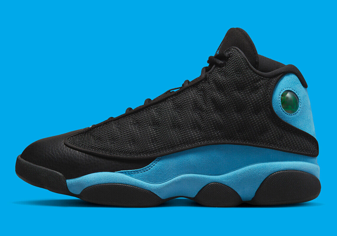 

Nike Air Jordan 13 Retro Black University Blue кроссовки DJ5982/884129-041 Размер, Multicolor, Nike Air Jordan 13