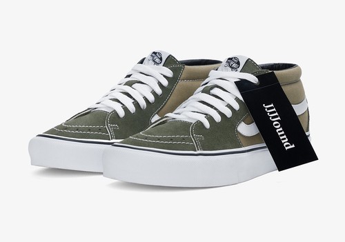 Vans Vault JJJJound Sk8-Mid VLT LX Green Men's Size 11 Brand New