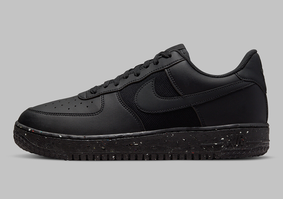 

Кроссовки Nike Air Force 1 Low Crater Next Nature Black Off Noir Volt DH8083-001, размер 11,5, Черный, Nike Air Force 1