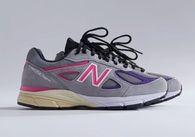 Size 12 - Kith x New Balance 990v4 x United Arrows Smoke Pearl M990KT4 NEW 2022