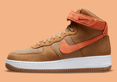 Air force 1 high brown cheap suede