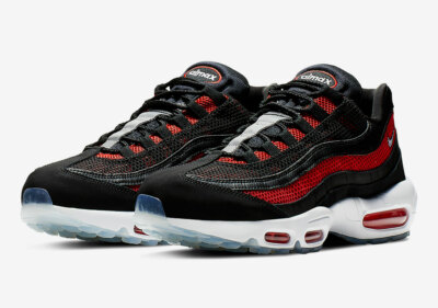 Nike Air Max 95 Essential Team University Red Black Bred 749766 600 Sz 9 Nike Air Max 95 Essential Team University Red Black Bred 749766 600 Sz 9