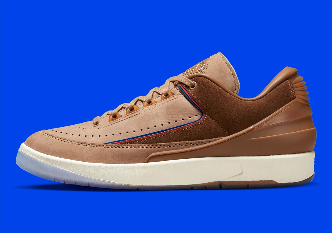 

Мужские кроссовки Nike Air Jordan 2 Retro Low SP TWO 18 Detroit Brown DV7129-222, Коричневый, Air Jordan 2 Retro Low